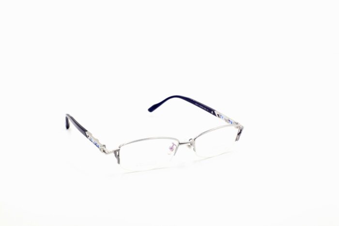 REGENCY FIORANO 828 WHITE GOLD KRYSTAL SWAROVSKI WHITE BLUE - Image 3